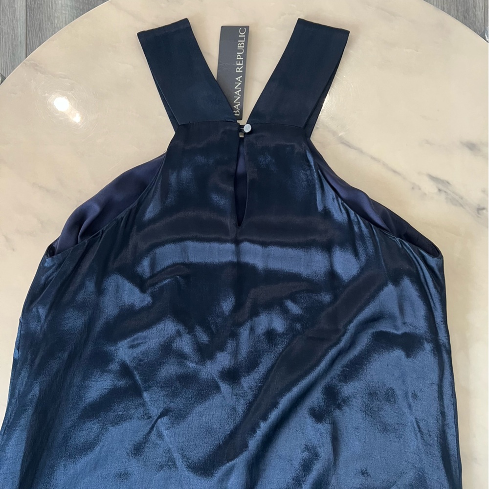 Banana Republic Navy Blue Halter Top - Picture 5 of 13